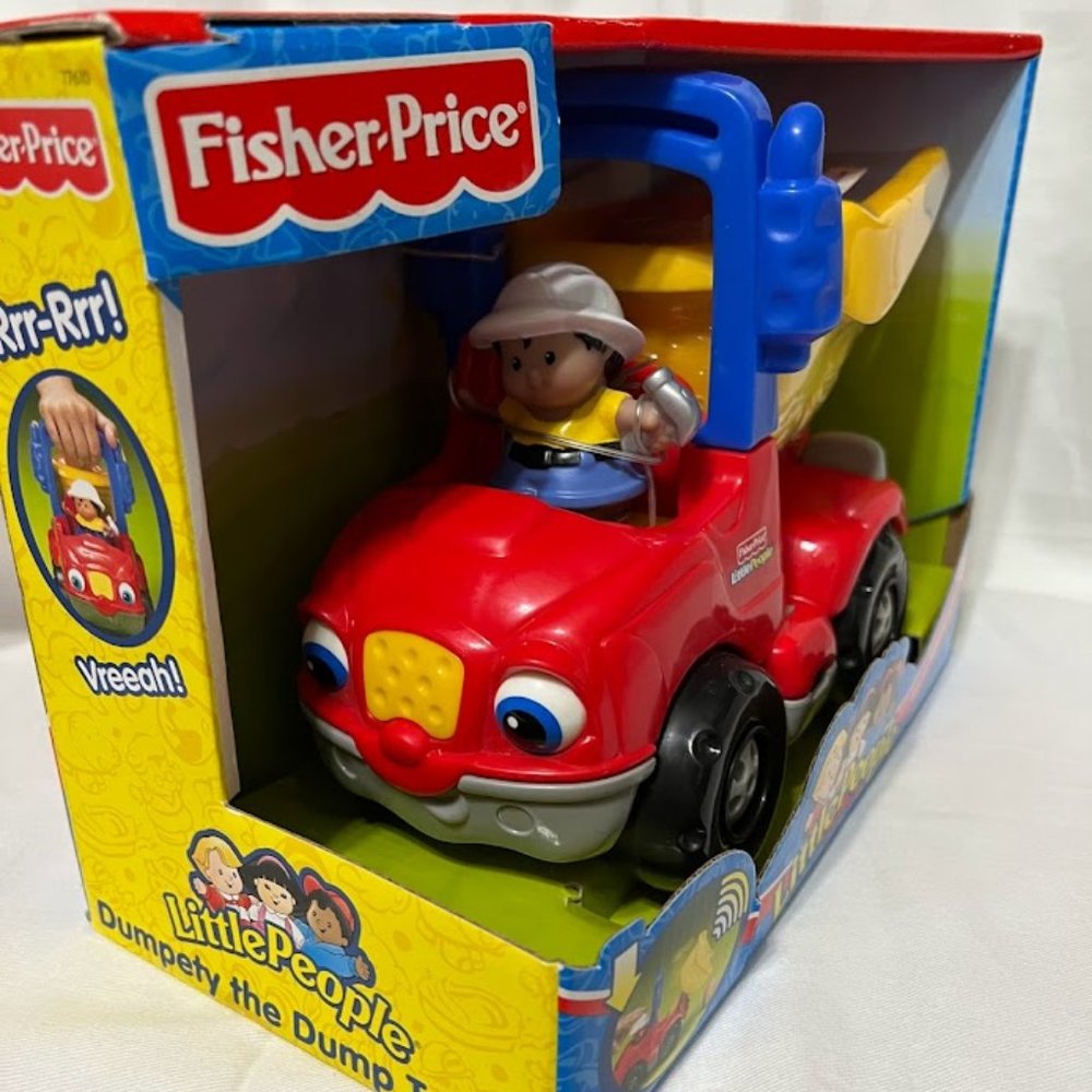 Fisher-Price Little People Dumpety the Dump Truck 2003 Mattel NIB HTF - Picture 2 of 4